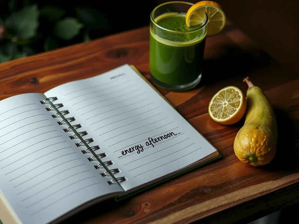 Handschriftliche Notizen eines Ernährungsberaters